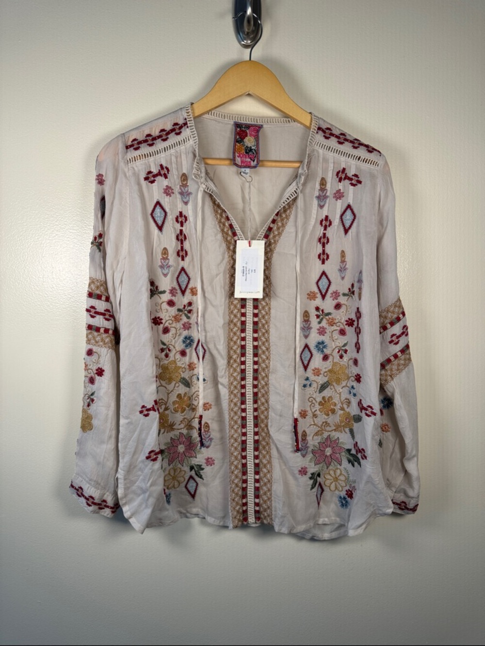 Johnny Was Paulina Shirt in Eli Women’s Small NWT *marked SAMPLE* see photos